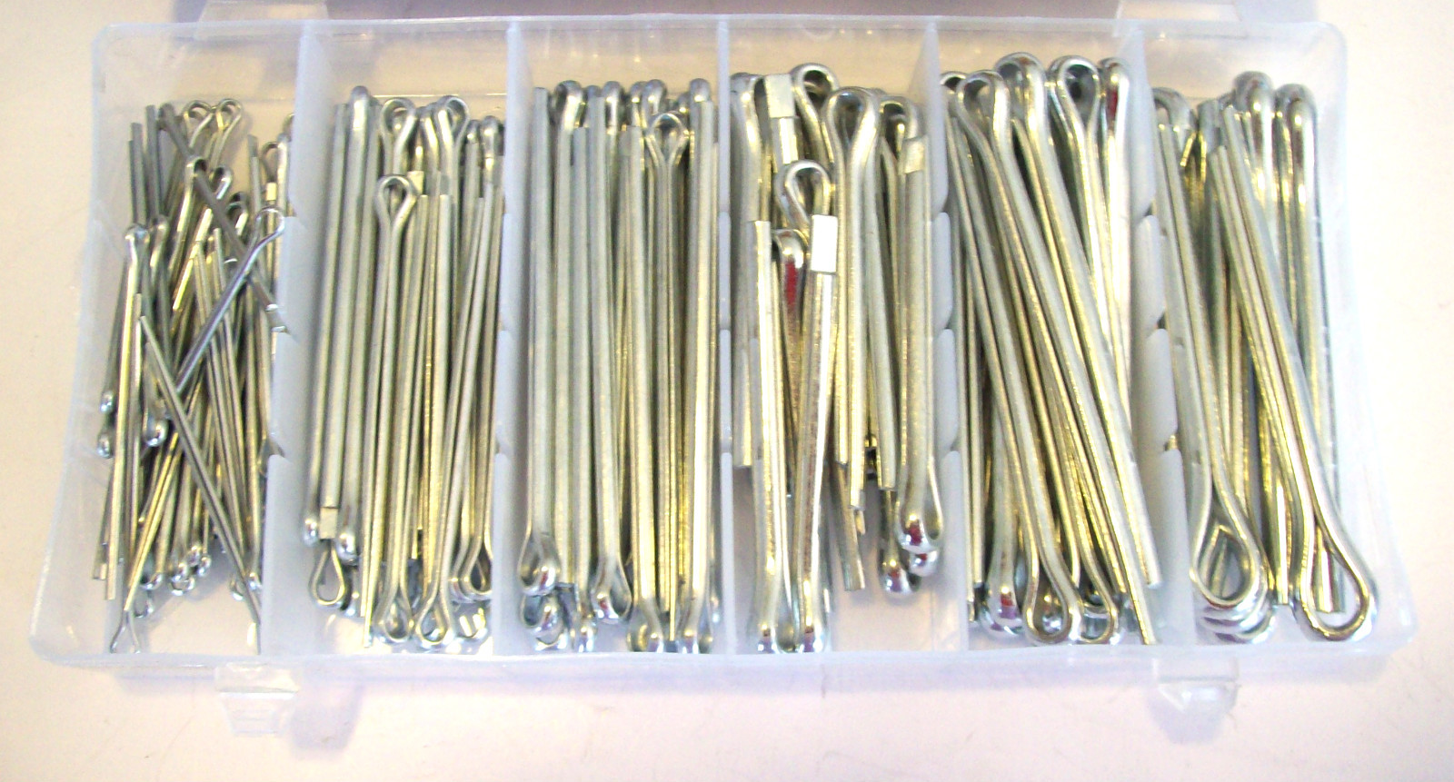 144pc LONG COTTER PIN ASSORTMENT SET EXTRA LARGE