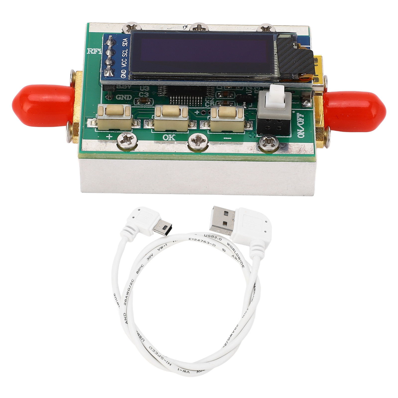 RF Programmable Attenuator 1-3800MHz Digital Module 0-31dB CNC Shell 5V Part