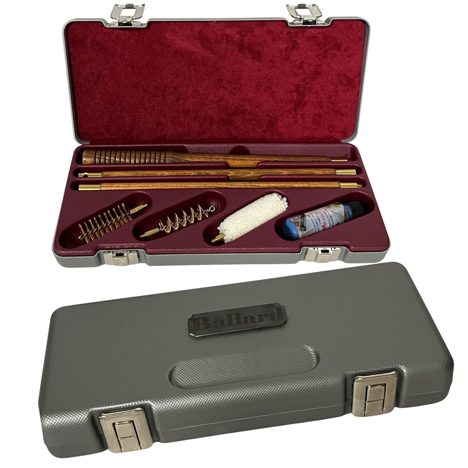 SHOTGUN Cleaning Kit 12 ga w/Box & Walnut Wood Rods - NEW - Free Personalization