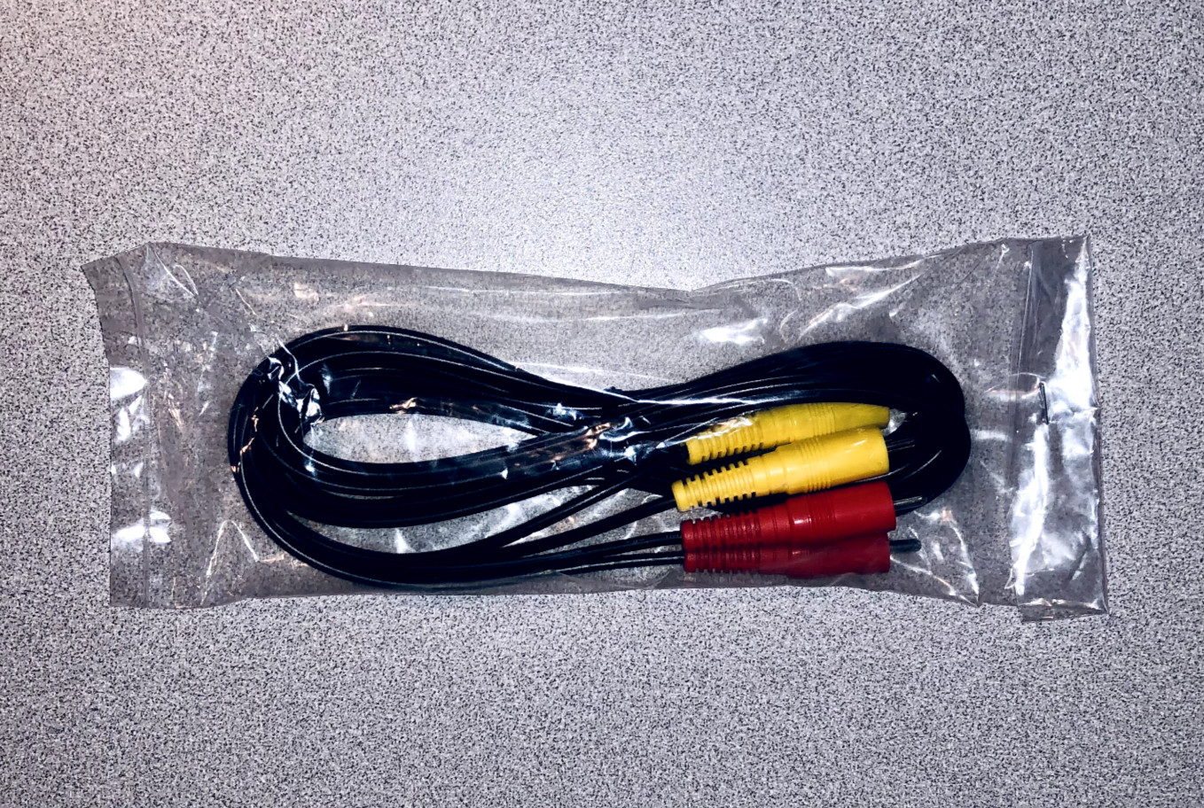 NEW SEALED Original NES Nintendo AV Cable Audio Video Composite OEM PN 208 6 Rib