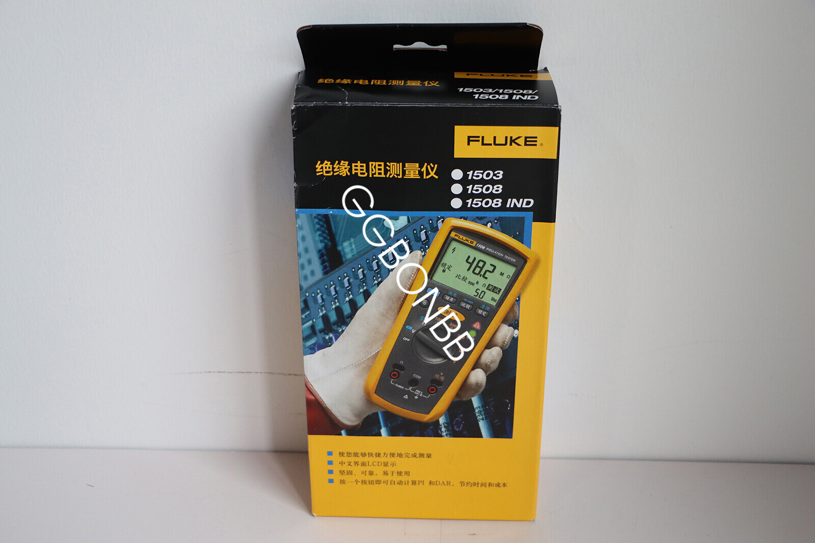 Fluke 1503 Digital Insulation Resistance Meter Megger 2000 MΩ Backlight CAT IV
