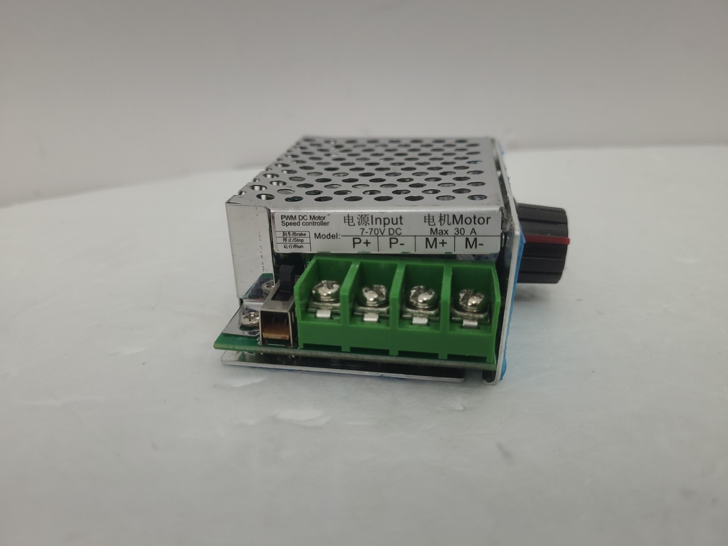 For DC 7-70V 30A PWM HHO RC Brush Motor Speed Controller Governor Dimmer 12V 24V
