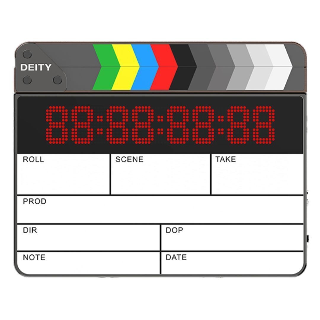 Deity TC SL1 Wireless Bluetooth Timecode Smart Clapper Slate with Wooden Clapper
