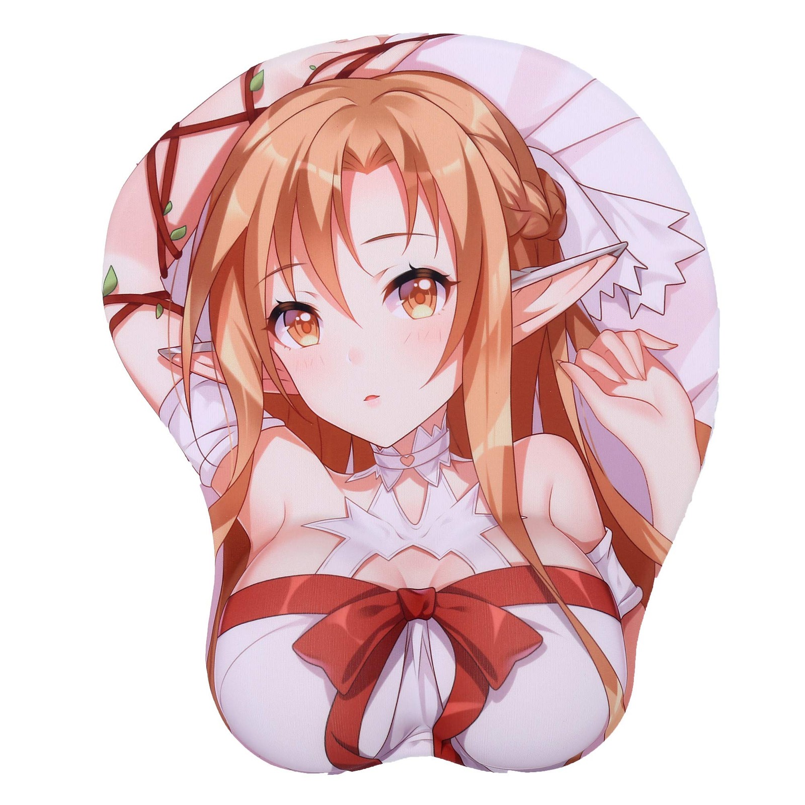 Boo Ace Asuna 3D Anime Mouse Pads with Rest 10.2 x 8.7 x 1.2 Inches, 2