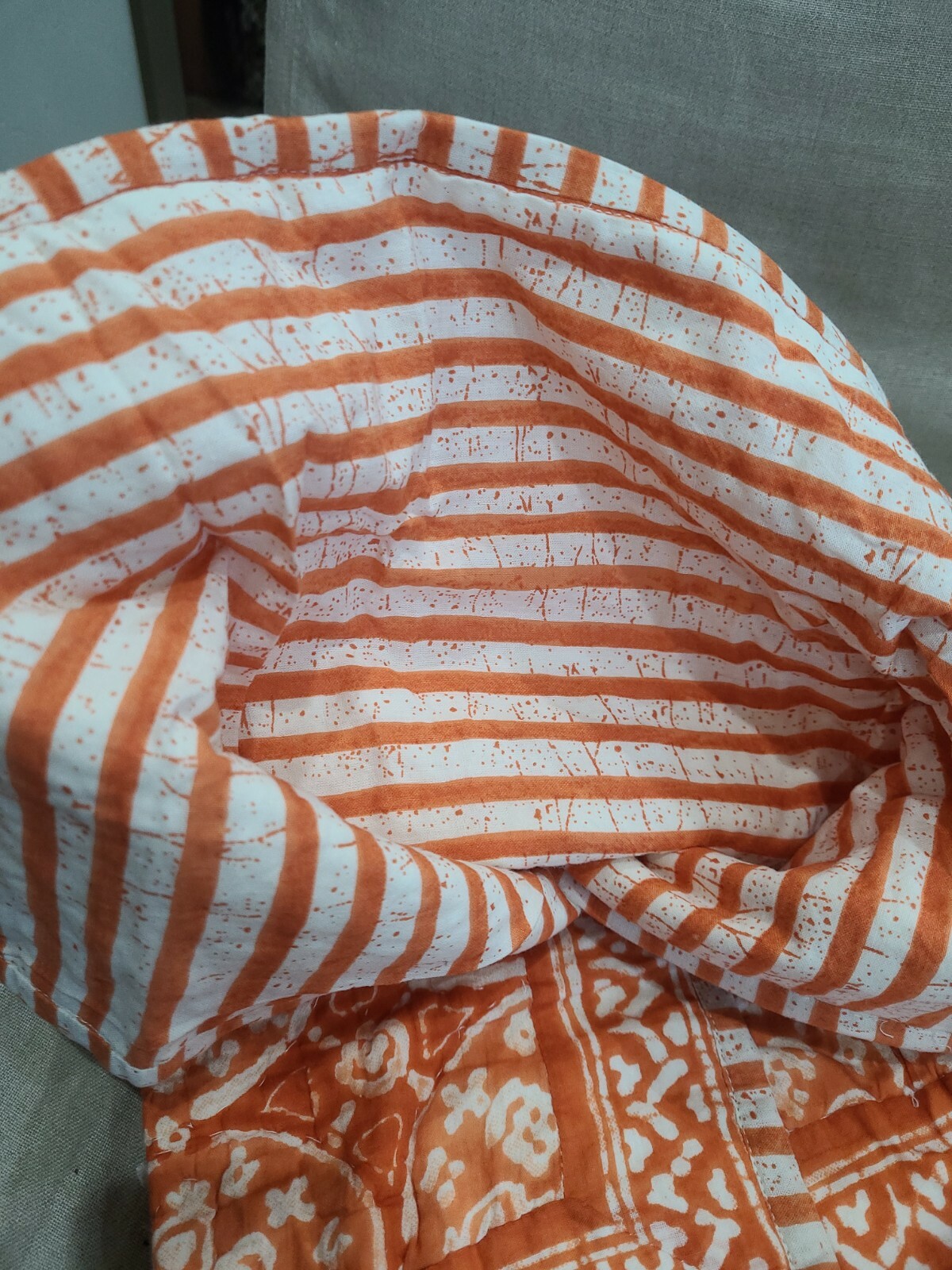 Pottery Barn Phoebe Tile Quilted Standard Sham Orange multiples availa