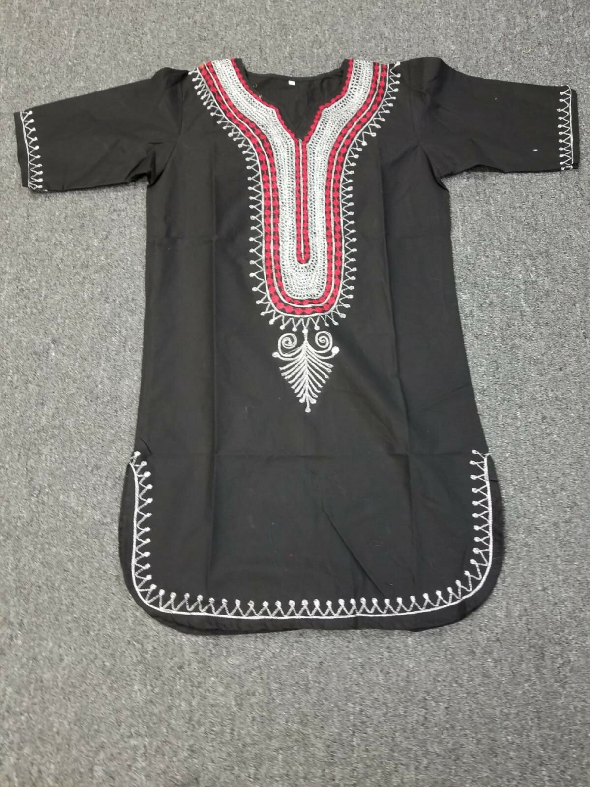 African clothing for men-Dashiki S-7X black