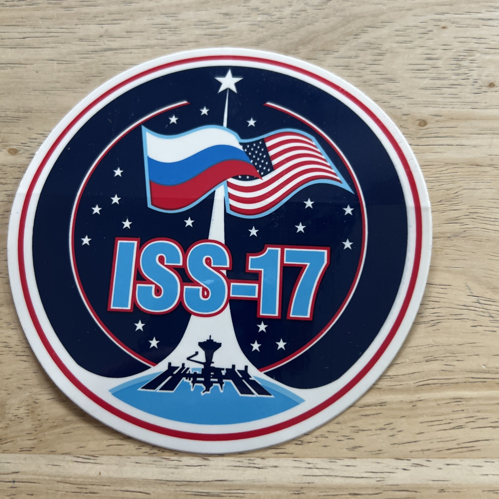 NASA International Space Station Expedition 17 Mission Patch Vinyl Decal Sticker