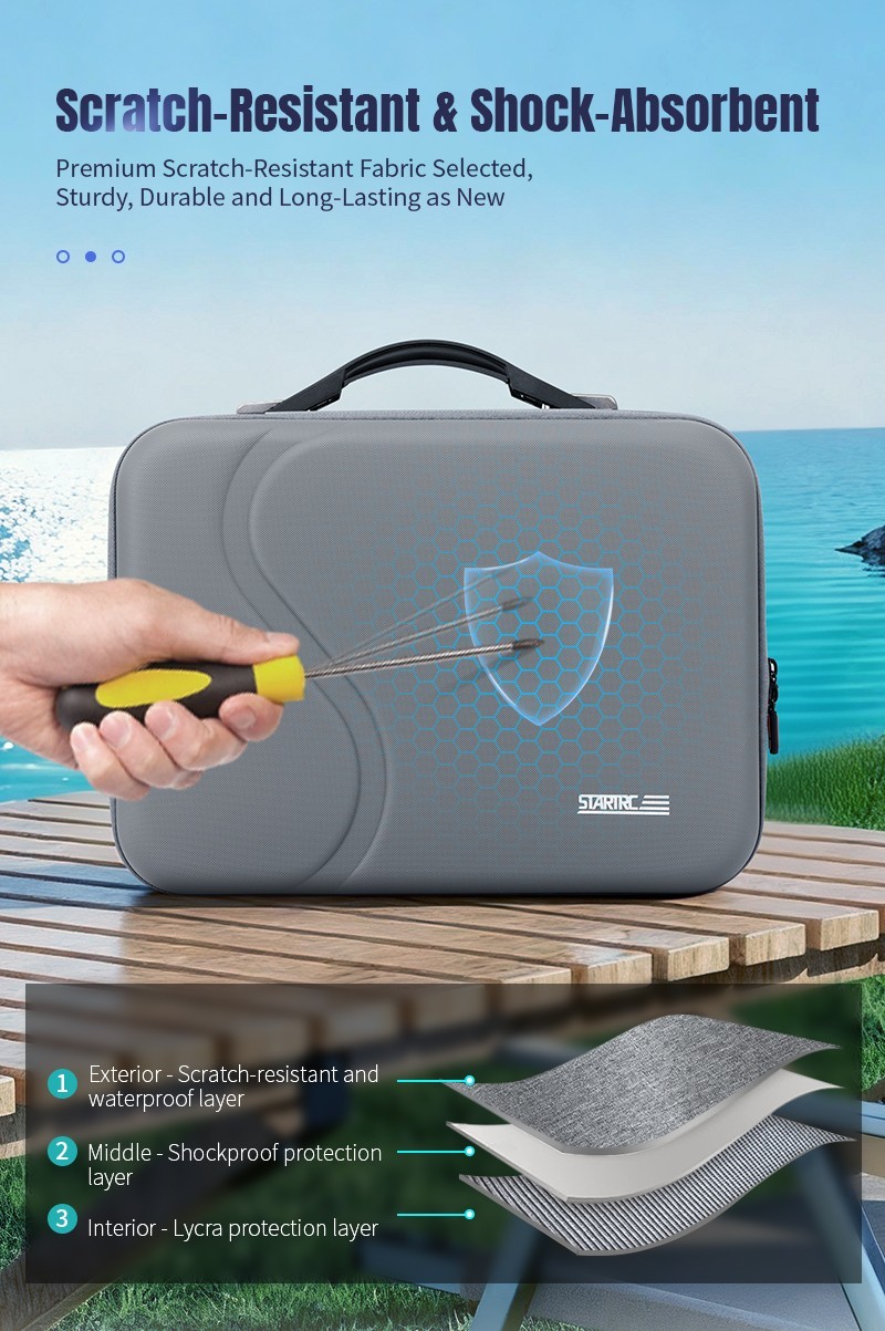 Multi-functional Storage Carrying Bag for DJI NEO 2, Protective Travel Case