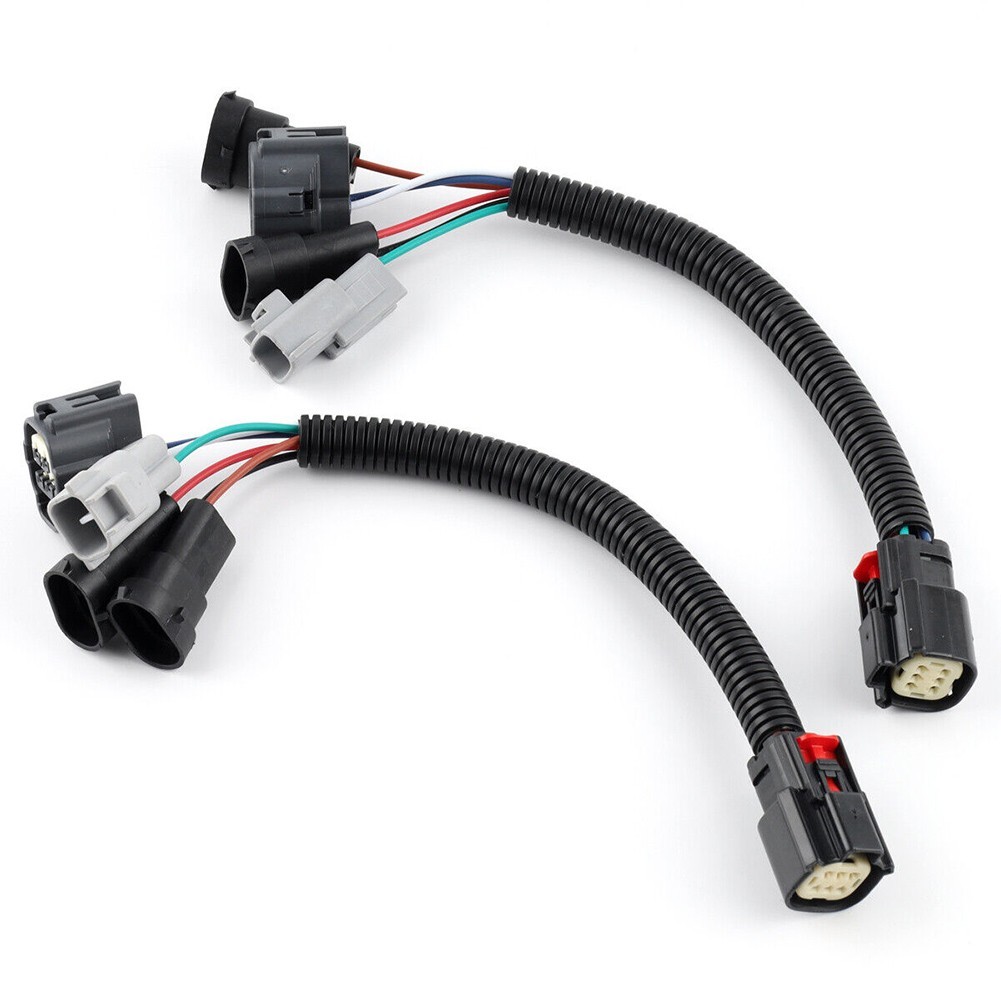 Stable Brightness No Flickering LED Headlight Conversion Connector Adapter Set