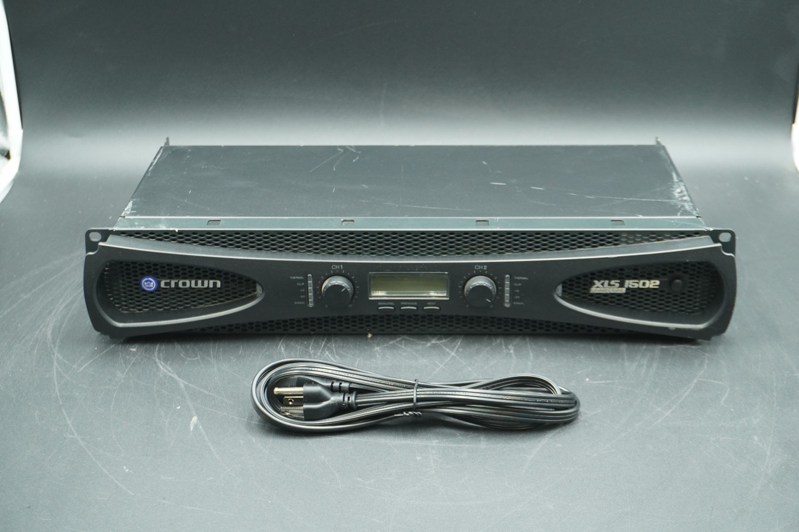 Crown XLS 1502 525 Watt Amp 2-Channel Power Amplifier *Tested*