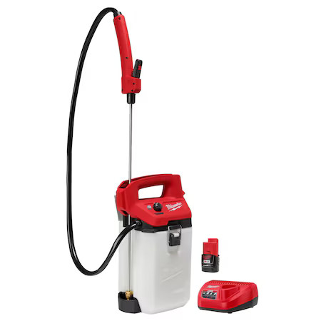 Milwaukee Tool 2528-21G2 2 Gal Handheld Sprayer, Poly, 4 Ft L Hose, 24 In L