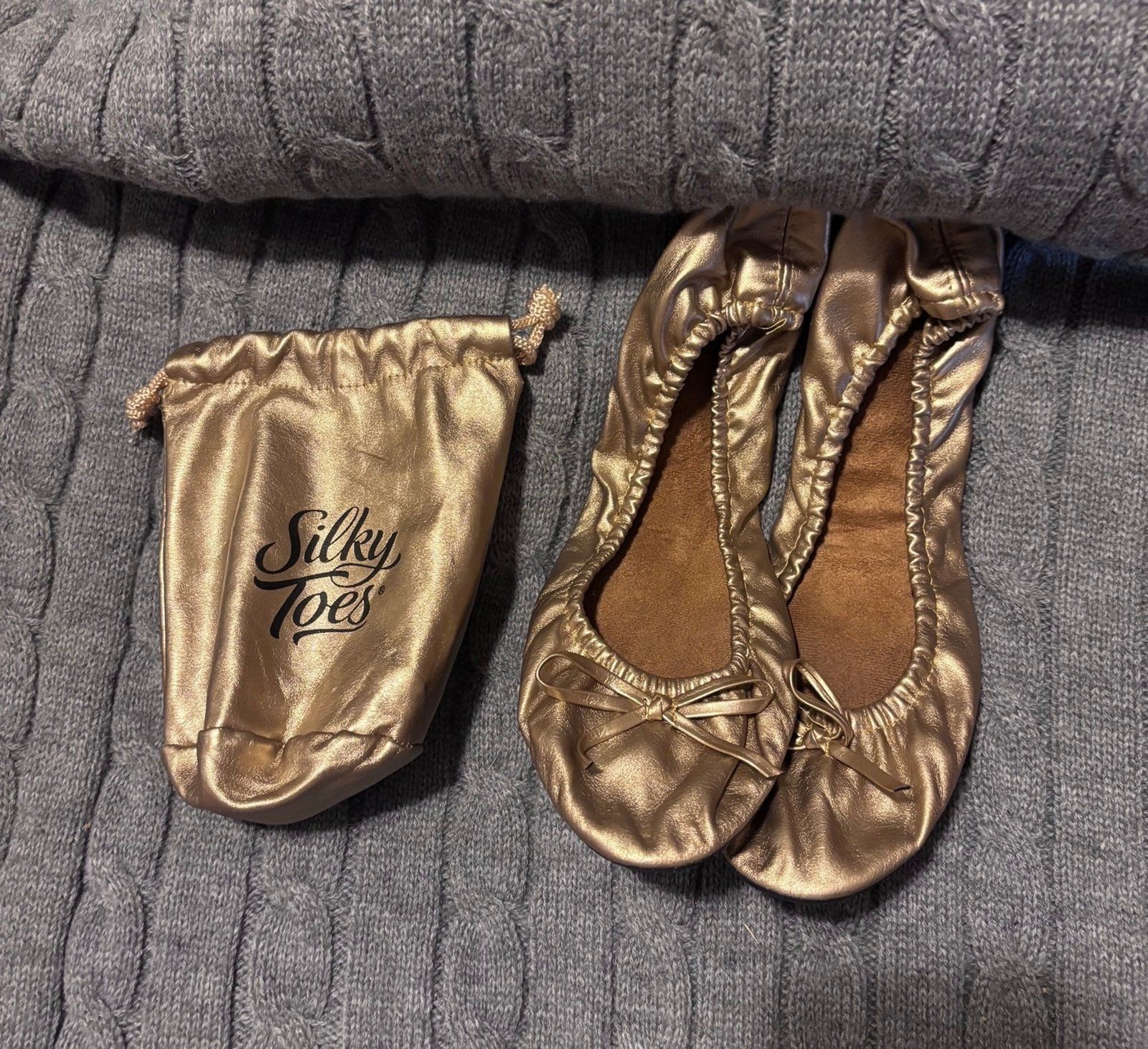Silky Toes Foldable Ballet Flats