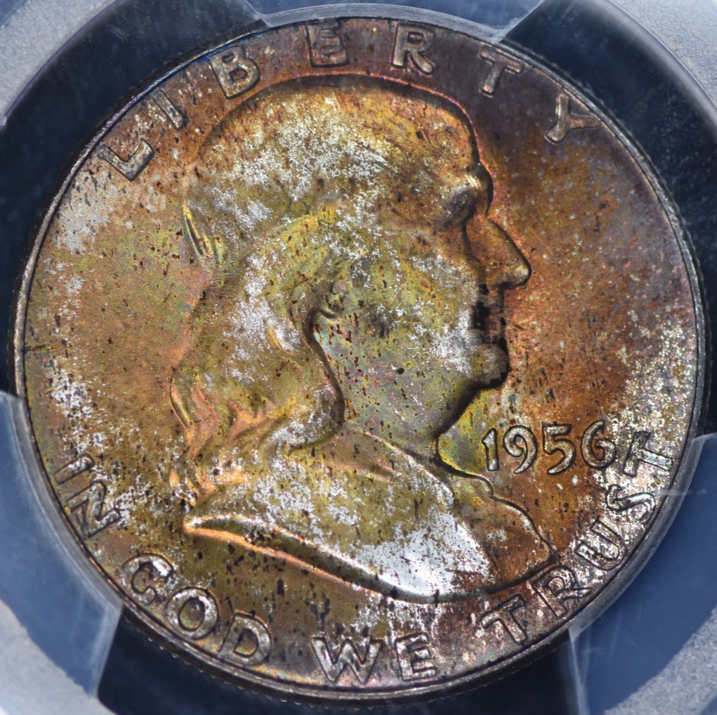 1956 Franklin Half Dollar PCGS MS67