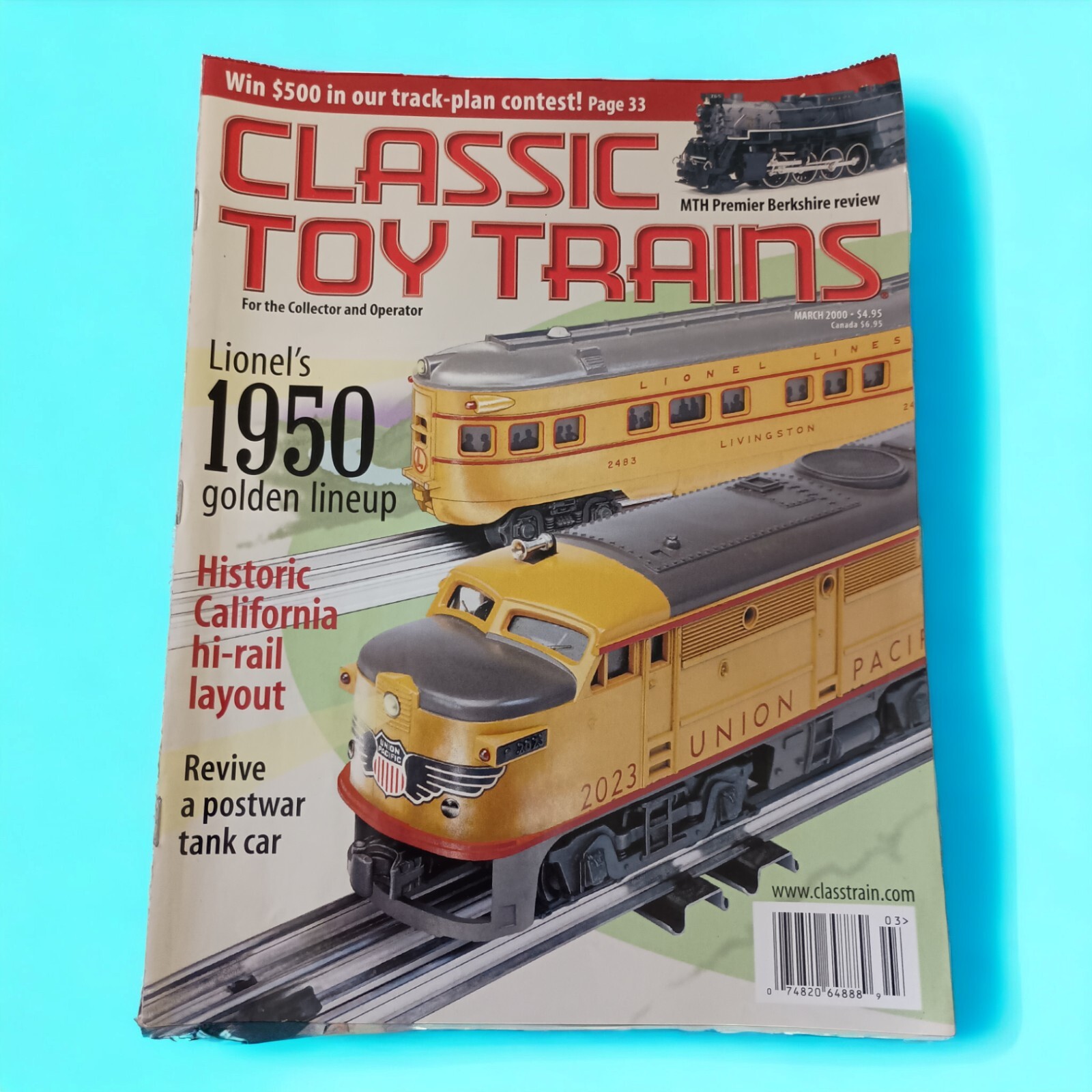 Classic Toy Trains Magazine Match 2000 Lionels 50s Golden Lineup Hi Rail Layout