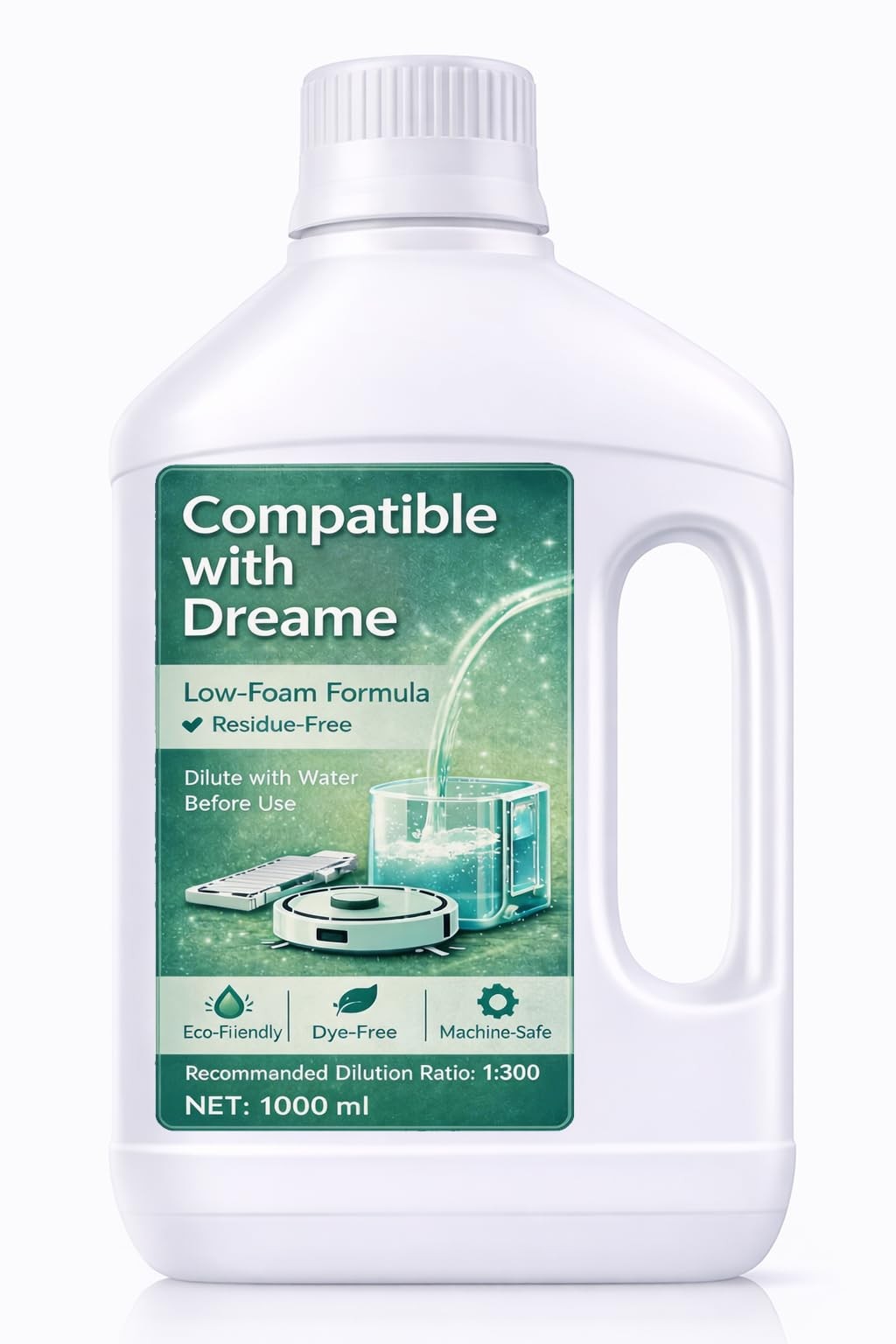Floor Cleaning Solution, with Dreame Wet Dry Vacuum Cleaner, Low Foam Concent...