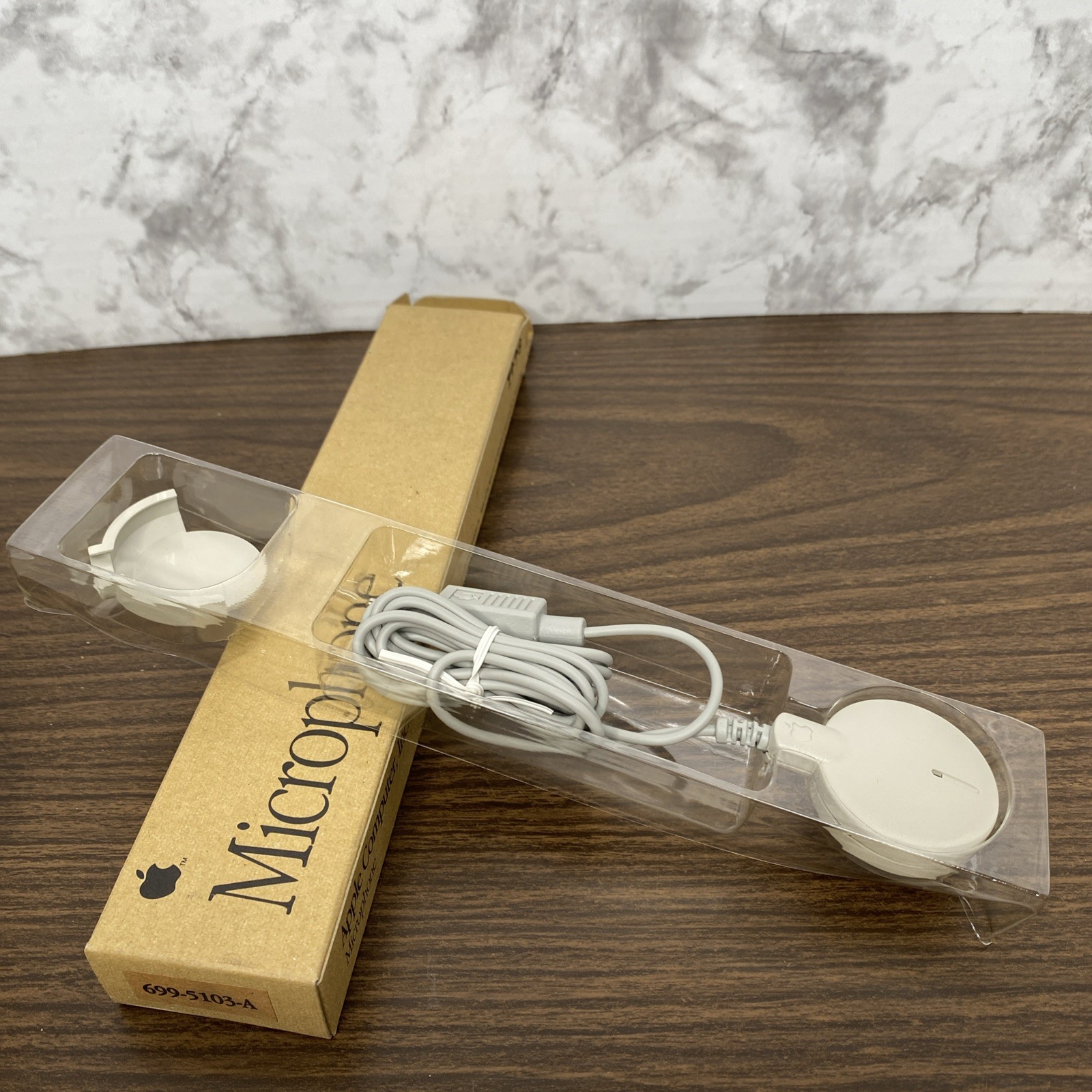 Vintage Apple Microphone, open box, made in Japan 1991