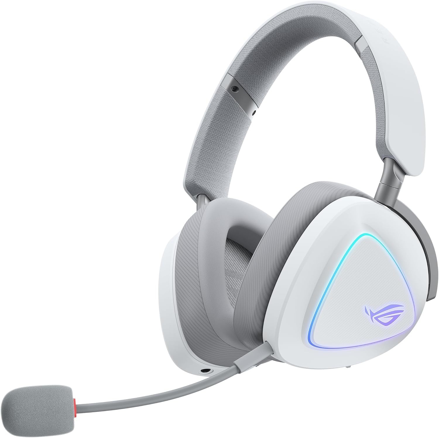 ASUS ROG Delta II White Wireless Gaming Headset with Detachable Mic