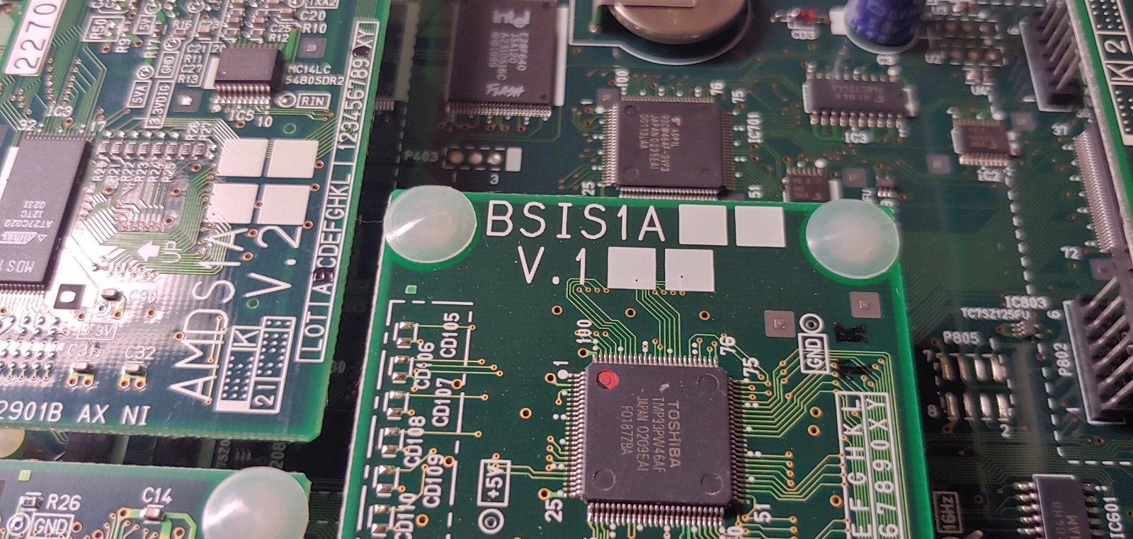 Toshiba ACTU1A Processor Board w/ AETS1A, AMDS1A, BSIS1A & ARCS1A
