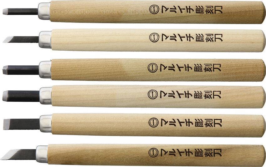 New Yoshiharu KL-6 Japanese Carving Set AC033 (YOSHIHARU KL-6)