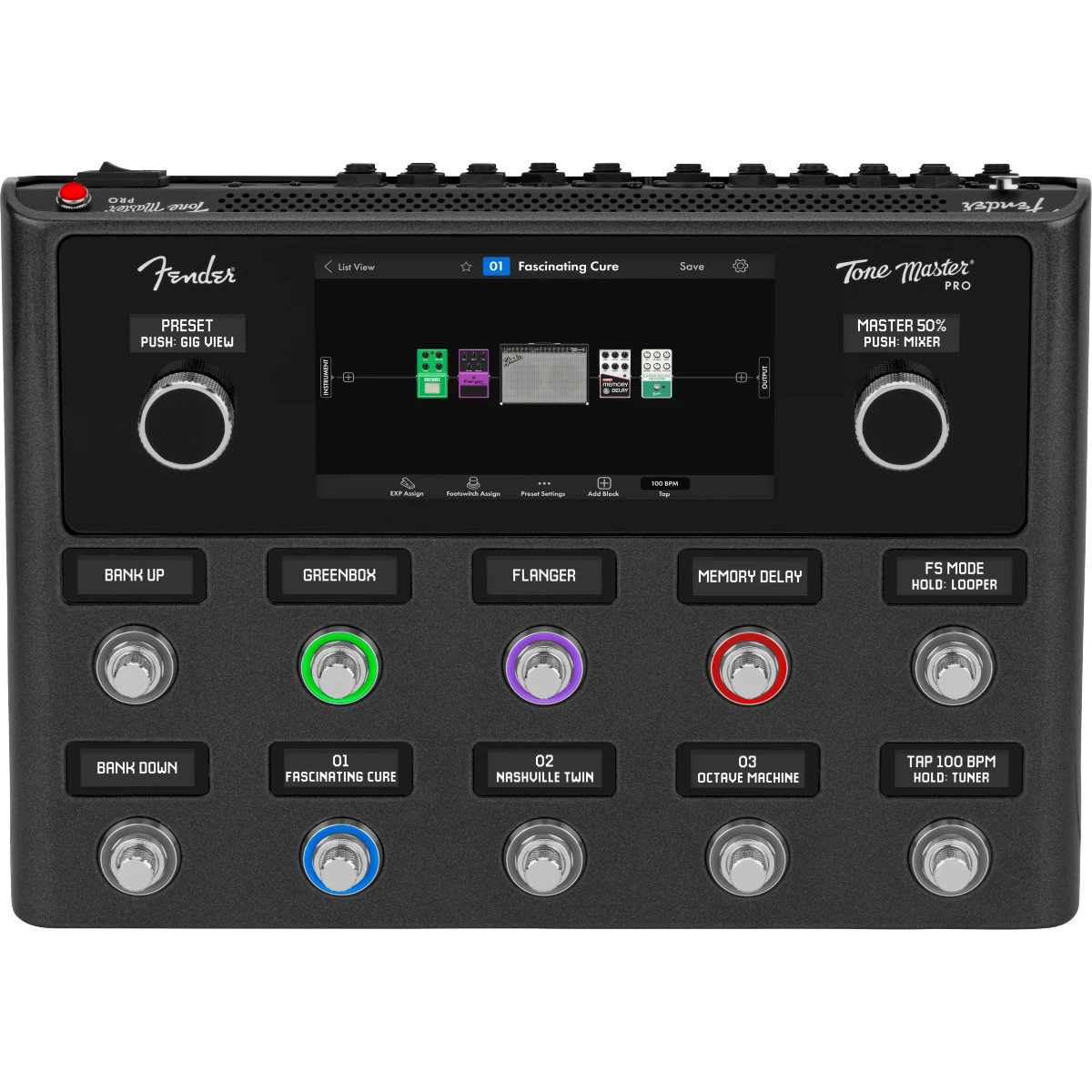 Fender Tone Master Pro Multi-Effects Guitar Workstation Pedal