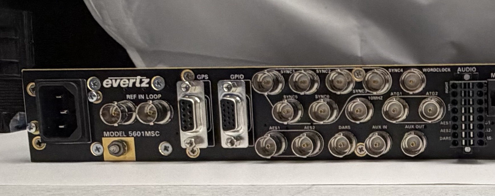 Evertz 5601MSC Master SPG/Master Clock System