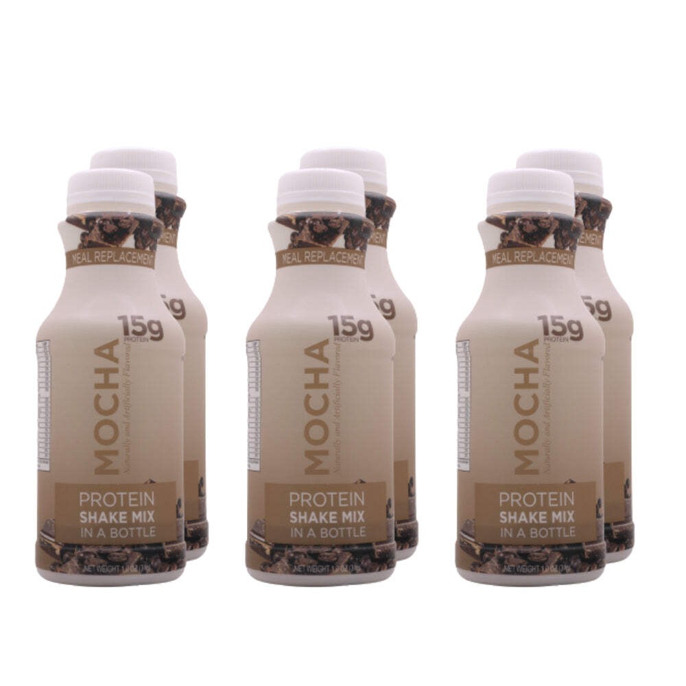 BestMed - Mocha Cream | High Protein Diet Shake, KETO Friendly (6-Pack Bottles)