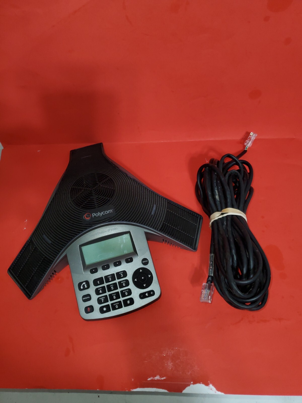 Polycom SoundStation IP 5000 Conference VoIP Speaker Phone Good Condition