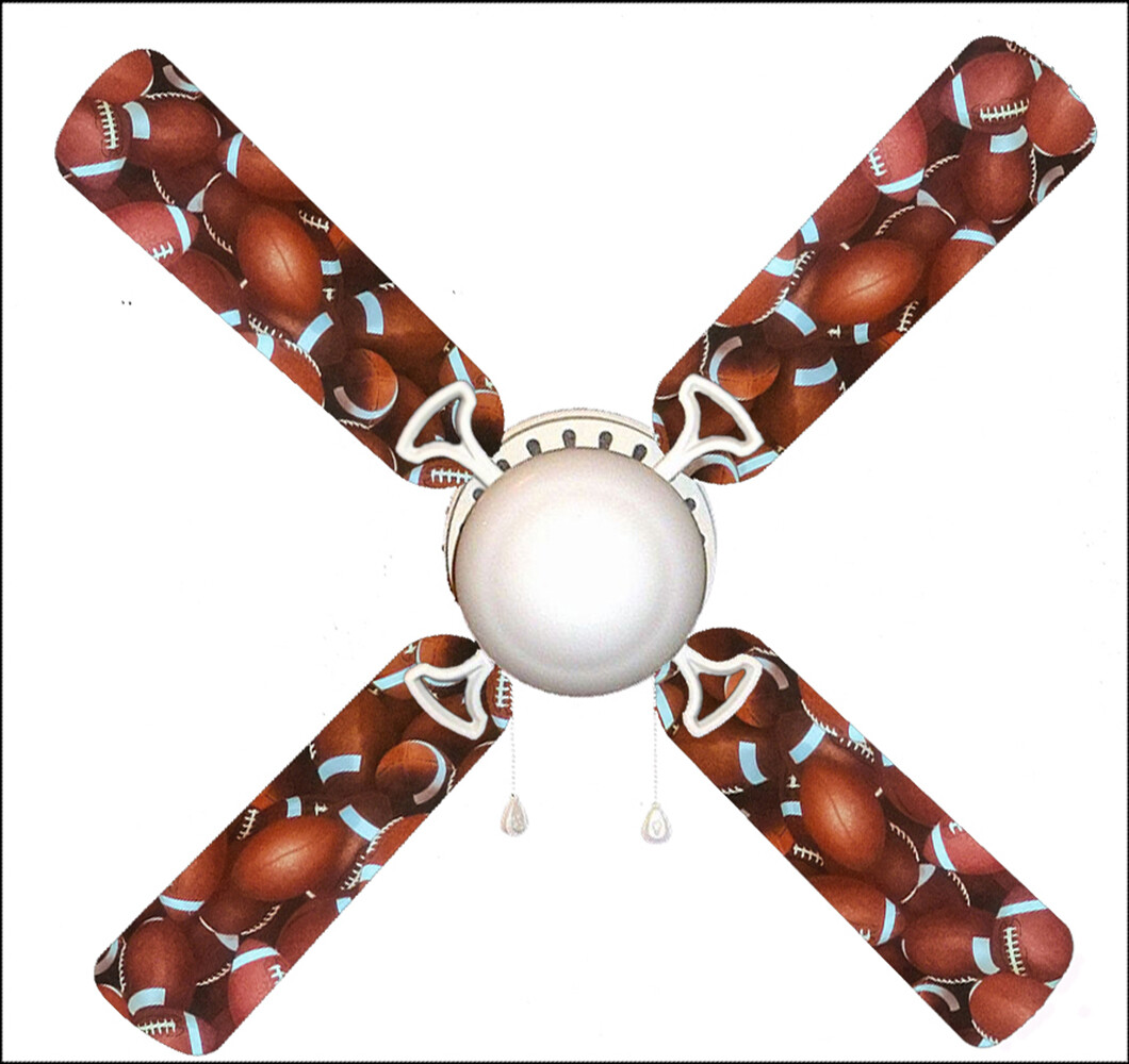 Football Toss 42" Ceiling Fan and Lamp