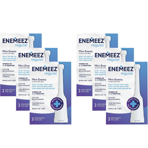 Enemeez Mini-Enemas docusate Sodium with benzocaine Stool Softener Fast-Actin...
