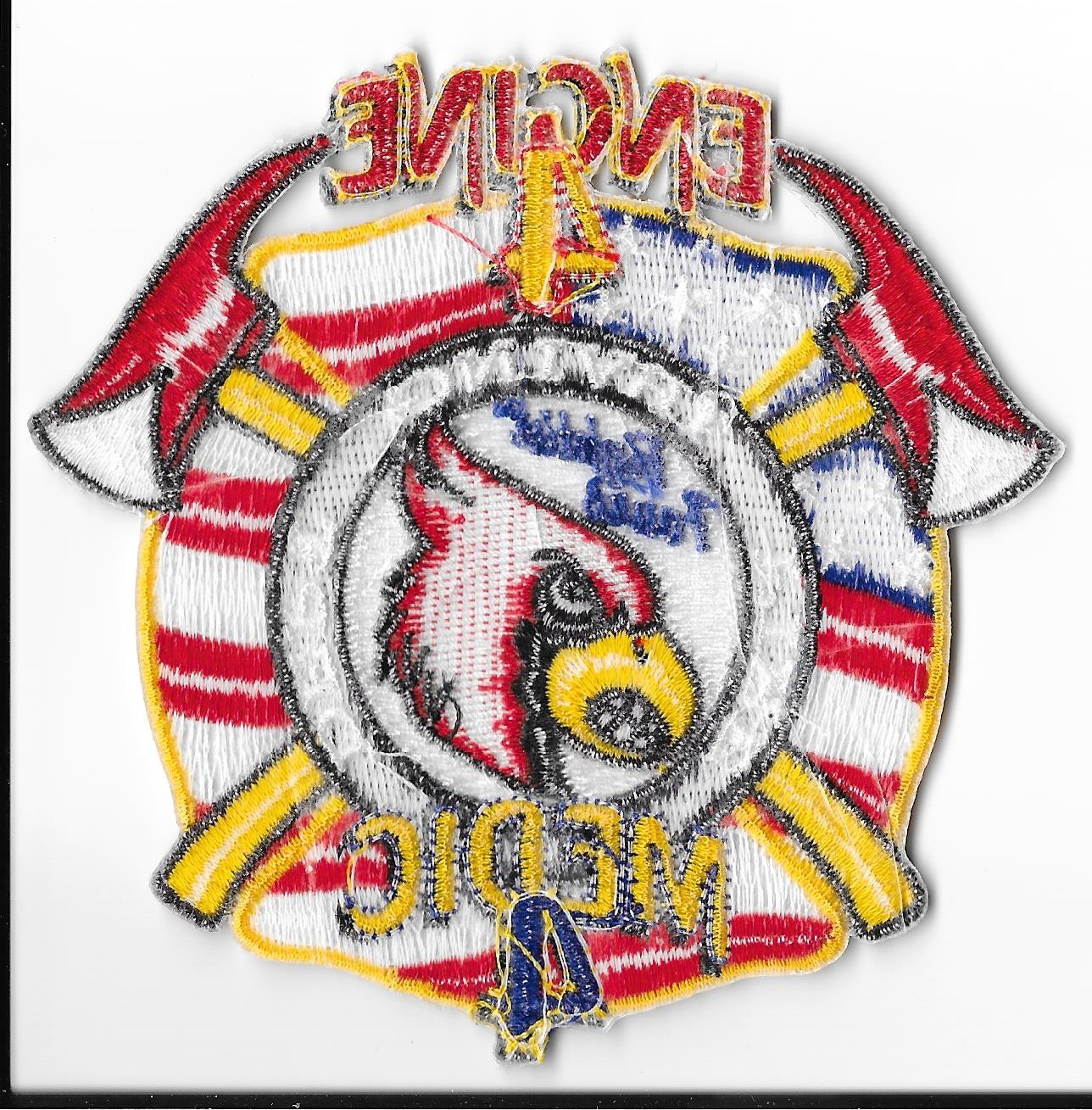 Irving Fire Department, Texas Engine 4 Medic 4 Shoulder Patch V1