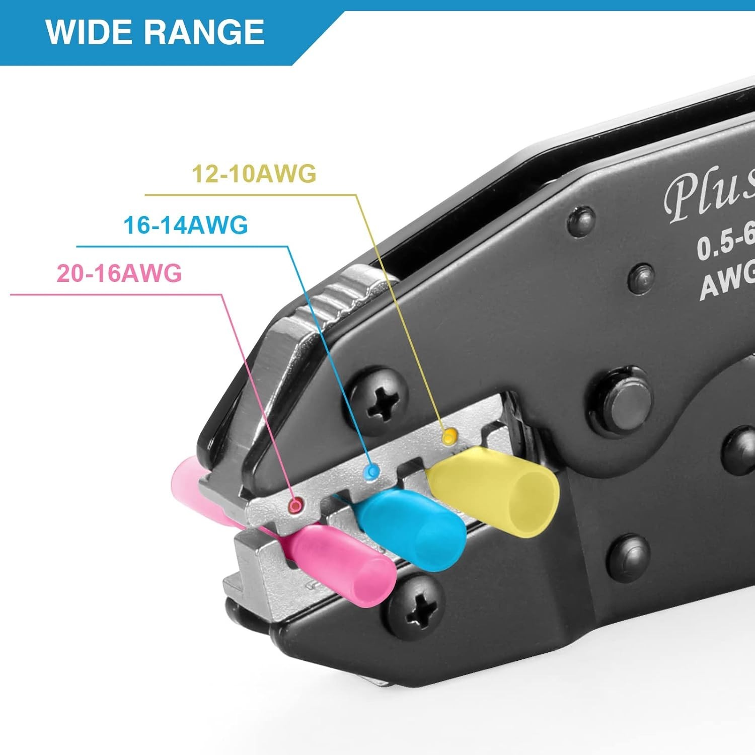 Versatile Ratcheting Electrical Crimping Tool - Perfect for Home and Auto Use