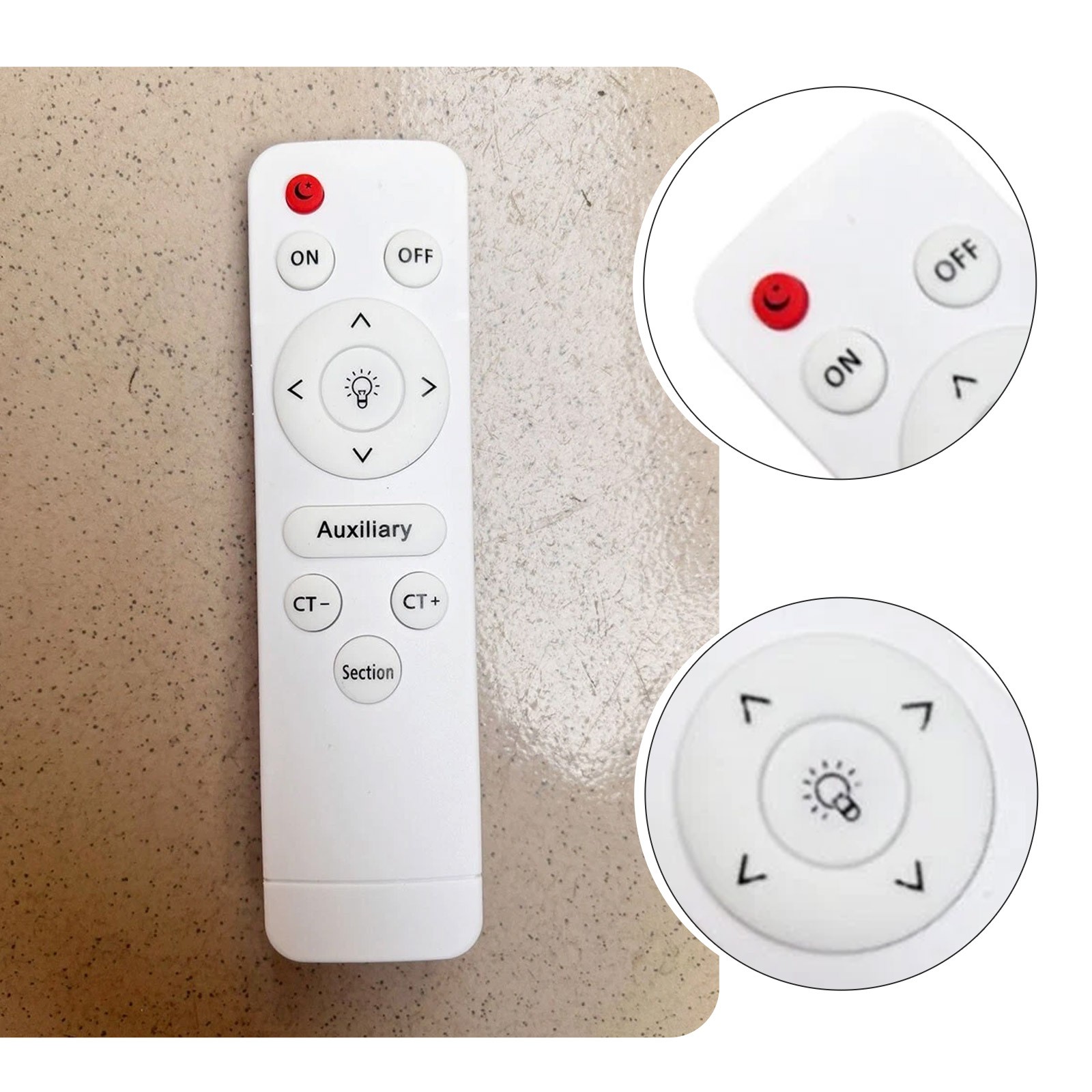 NEW! Universal Basic On/Off Ceiling lighting dimmable Remote ControllerkrlB