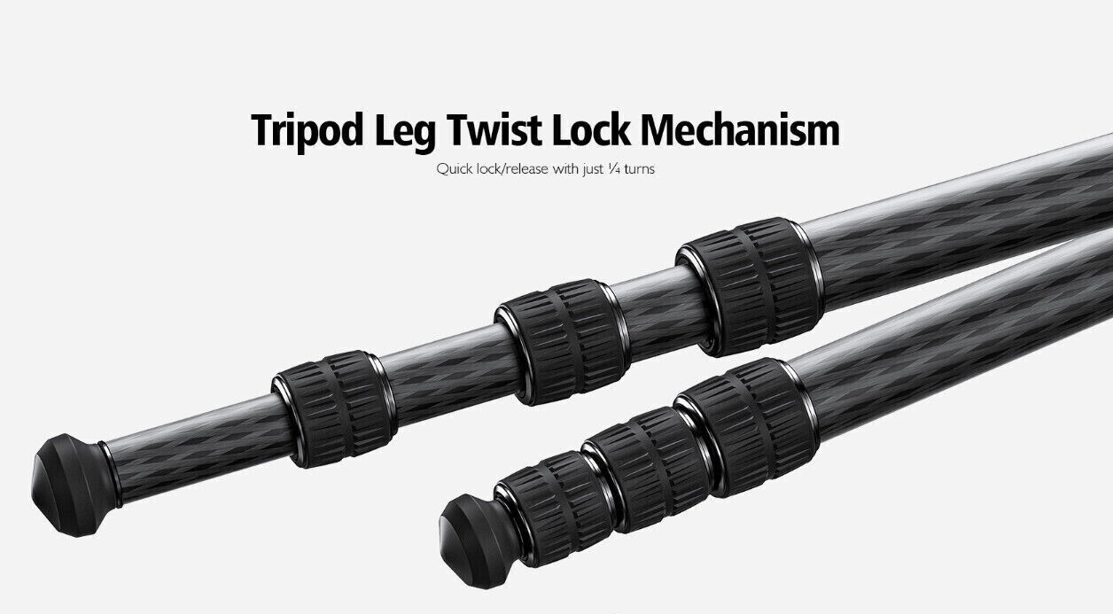 Leofoto SK-324CLX Tripod Integrated Knob-Control Ballhead Arca & Picatinny Clamp