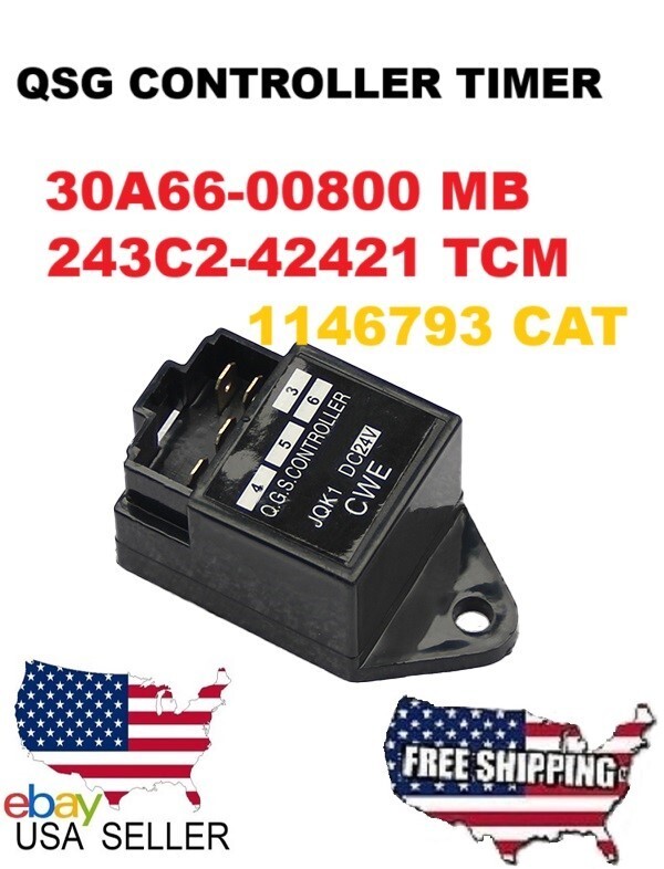 30A66-00800 MITSUBISHI 243C2-42421 TCM GLOW PLUG TIMER RELAY  24 VOLTS RE043