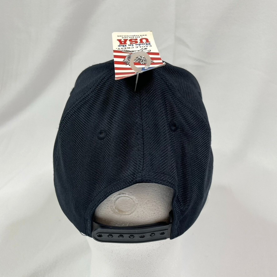 Eagle Crest USA Navy Aircrew 6-Panel Snapback Embroidered Wings Blue Hat NWT