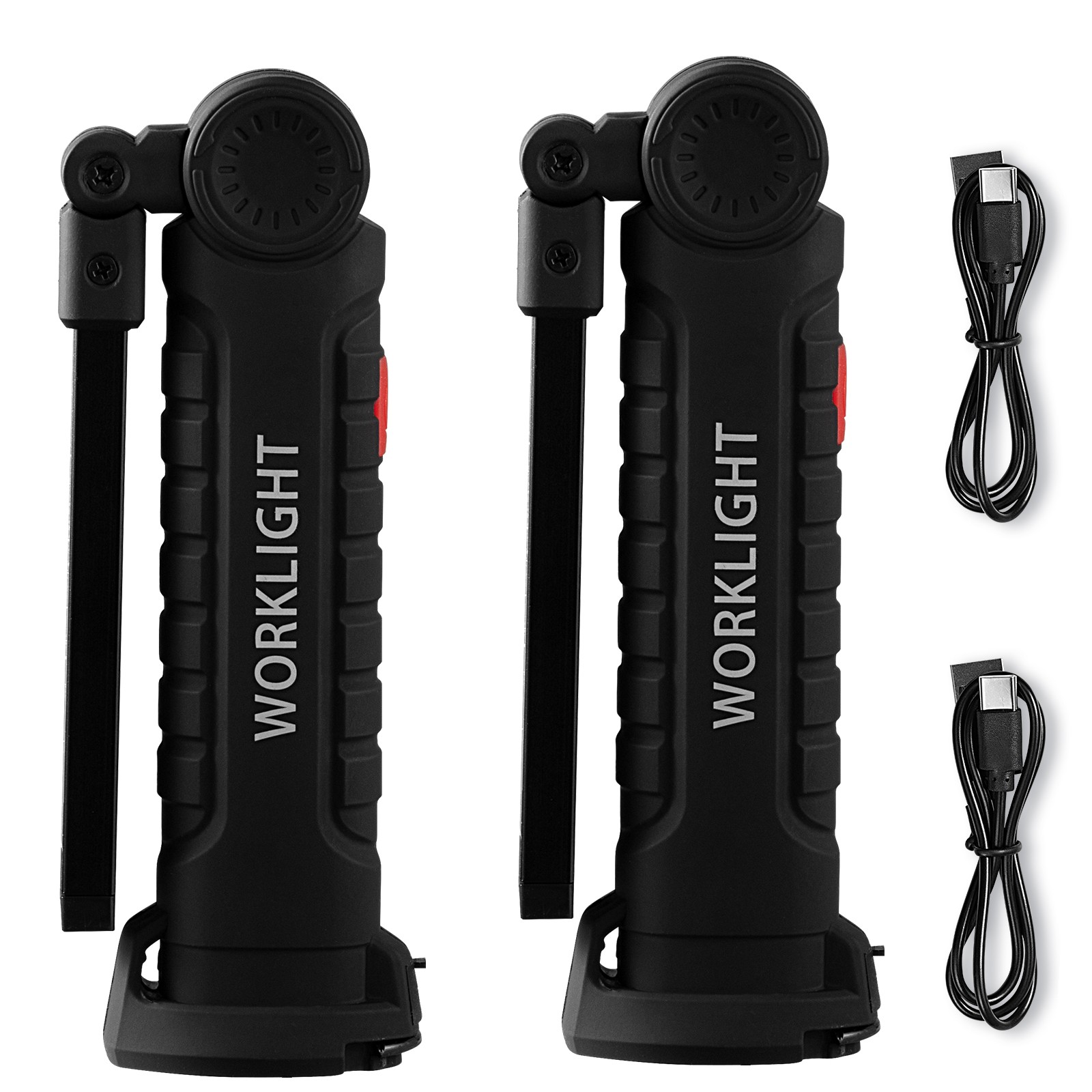 Uimoso Rechargeable LED Work Light with 1200mAh Battery and Magnetic Base
