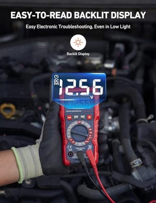 TRMS 2000 Digital Multimeter Voltage Tester - Fast & Fast