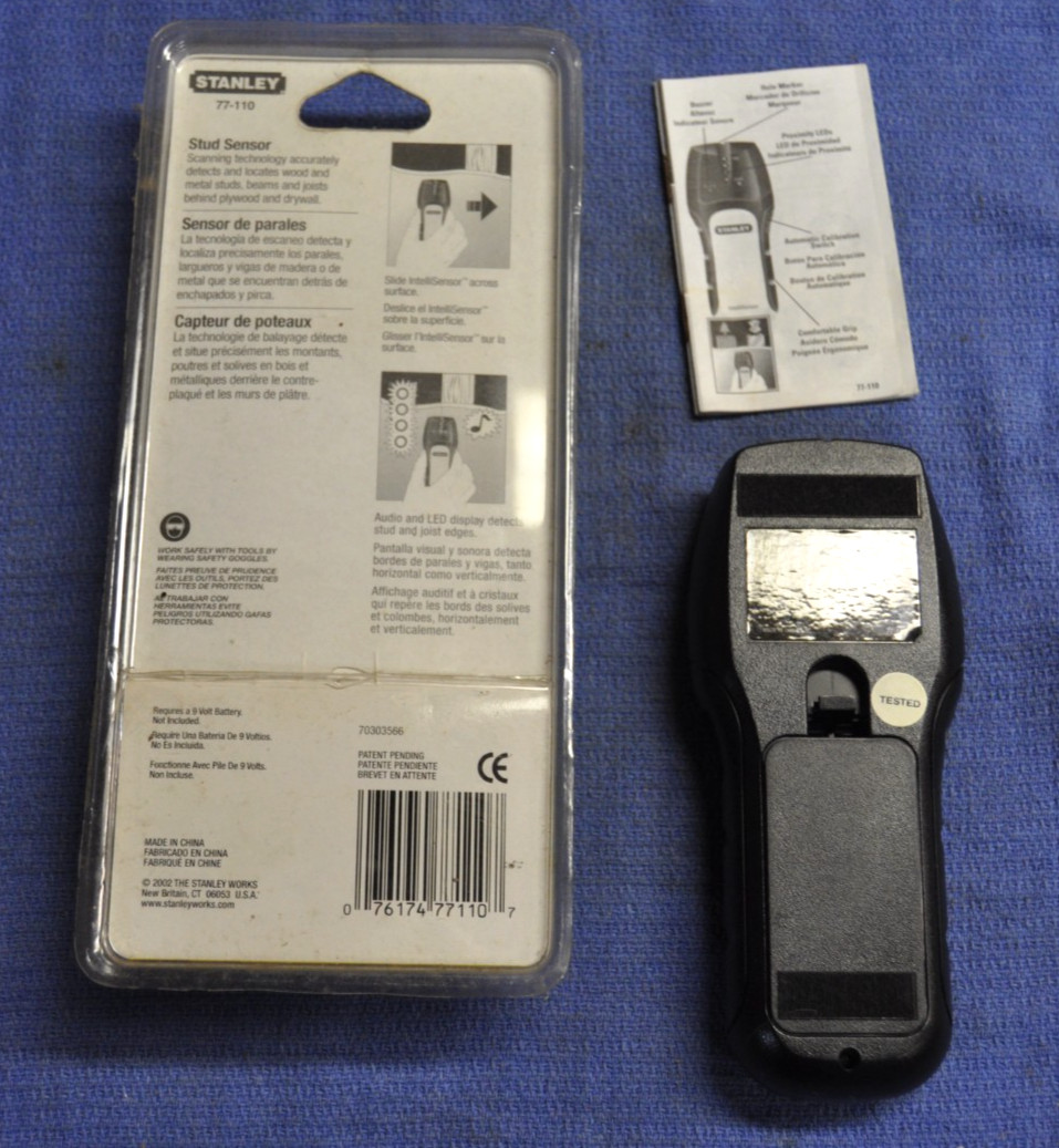 Stanley Intellisensor stud finder 77-110