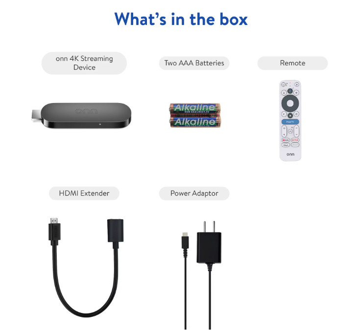 New 2026 onn 4k streaming device
