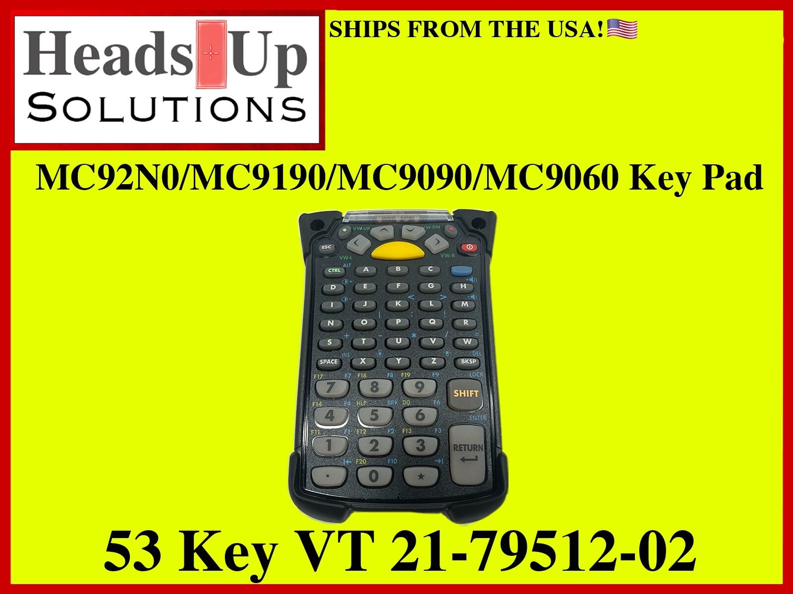 BRAND NEW 53 Key VT Keypad / MC92N0 MC9190 MC9090 MC9060 Compatible! 🔥⚡️