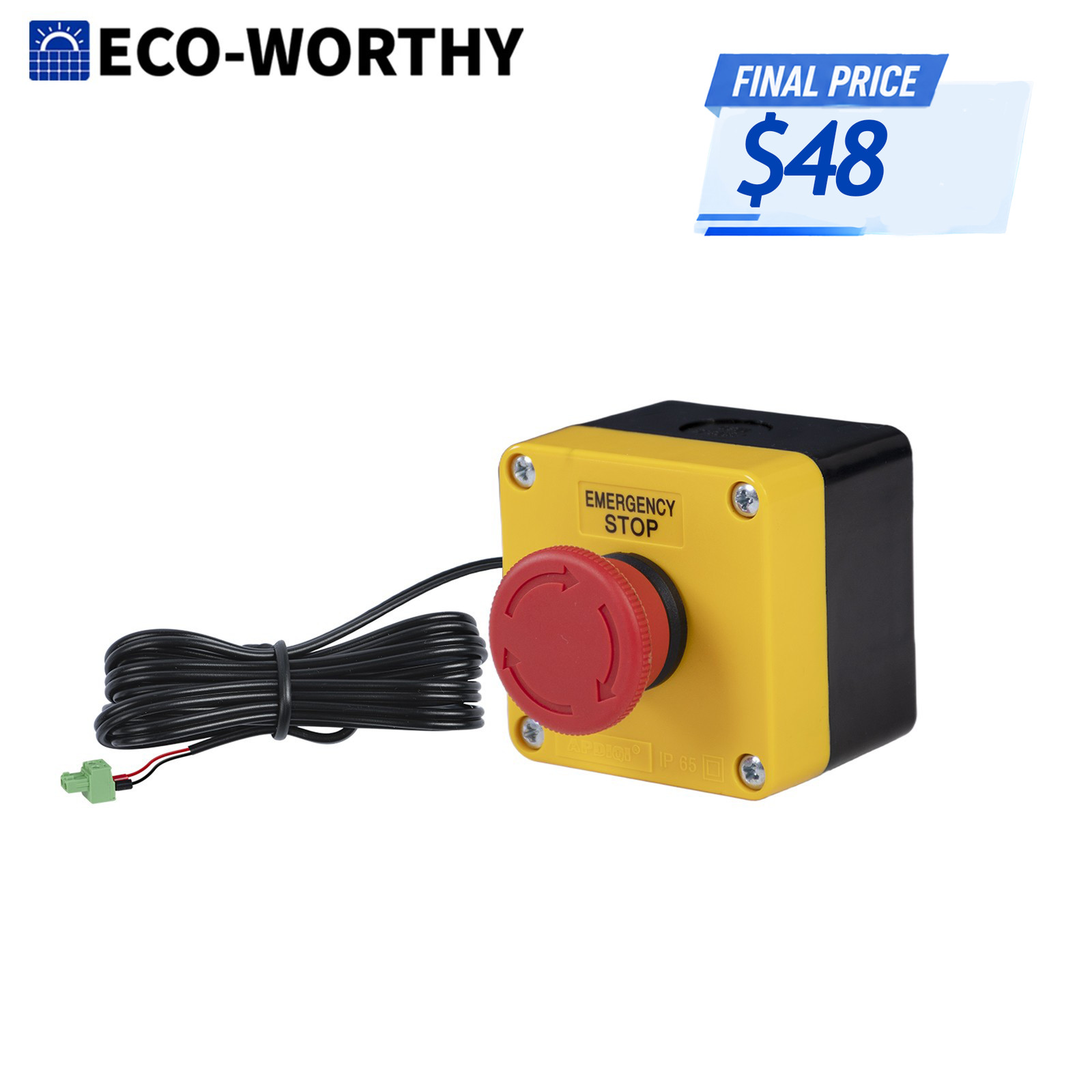 ECO-WORTHY Battery Rapid Shutdown Switch RSD for Cubix 100