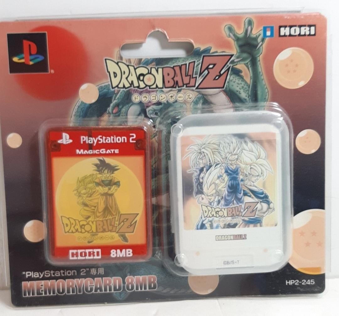 New DRAGON BALL Z PS2 Playstation2 Limited Memory Card 8MB HORI GOKU GOHAN Japan