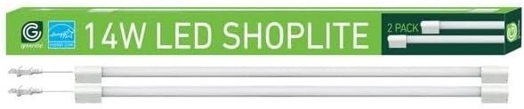 Greenlite 2 sets 30 in. 2-Light pk 14 W LED Shop Light - FOUR LIGHTS TOTAL