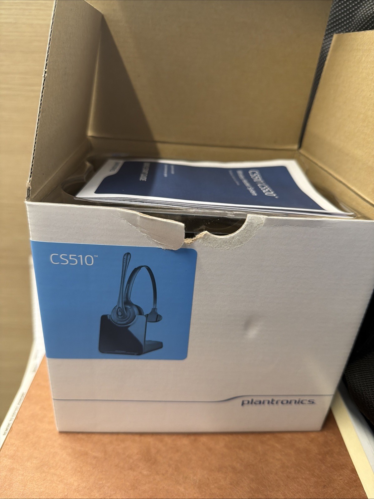 Plantronics CS510 Wireless Headset System w/ Base 84691-01 In Original Box -