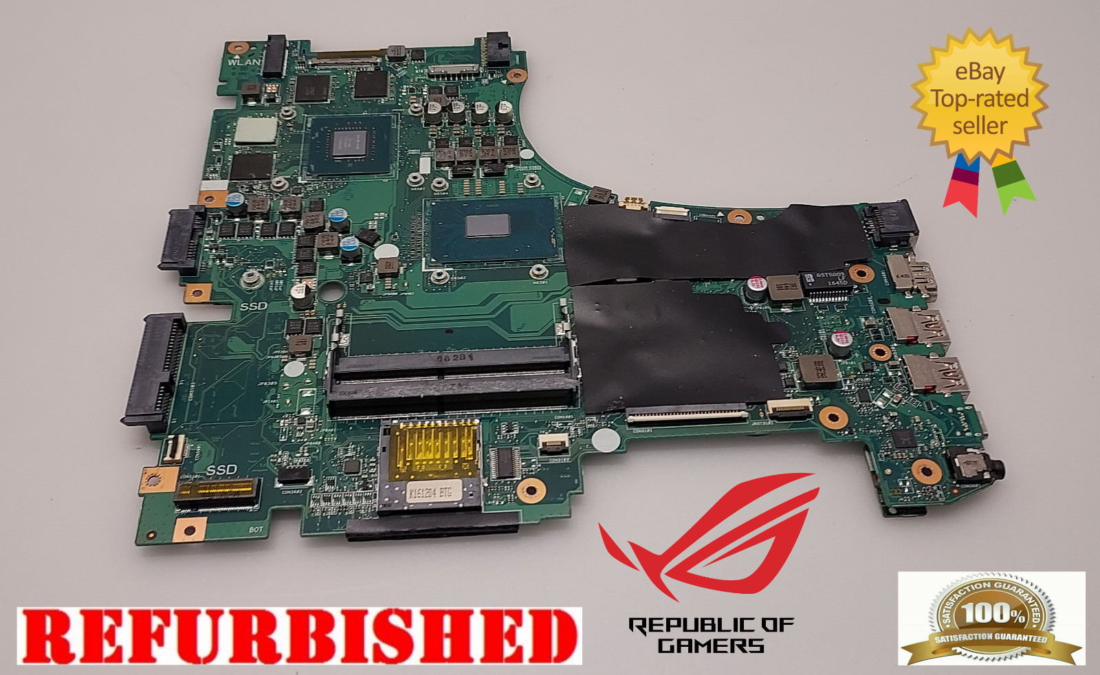 ASUS ROG GL553V LAPTOP DDR4 CORE i7-7700HQ 2.8GHZ NVIDIA GTX 1050 Ti MOTHERBOARD