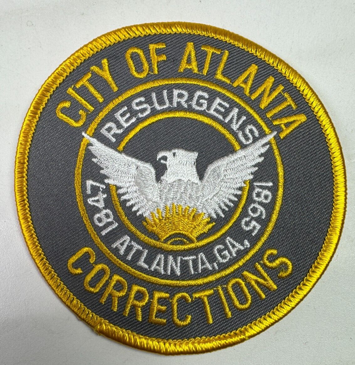 Atlanta Corrections Georgia DOC Jail Prison Patch R7