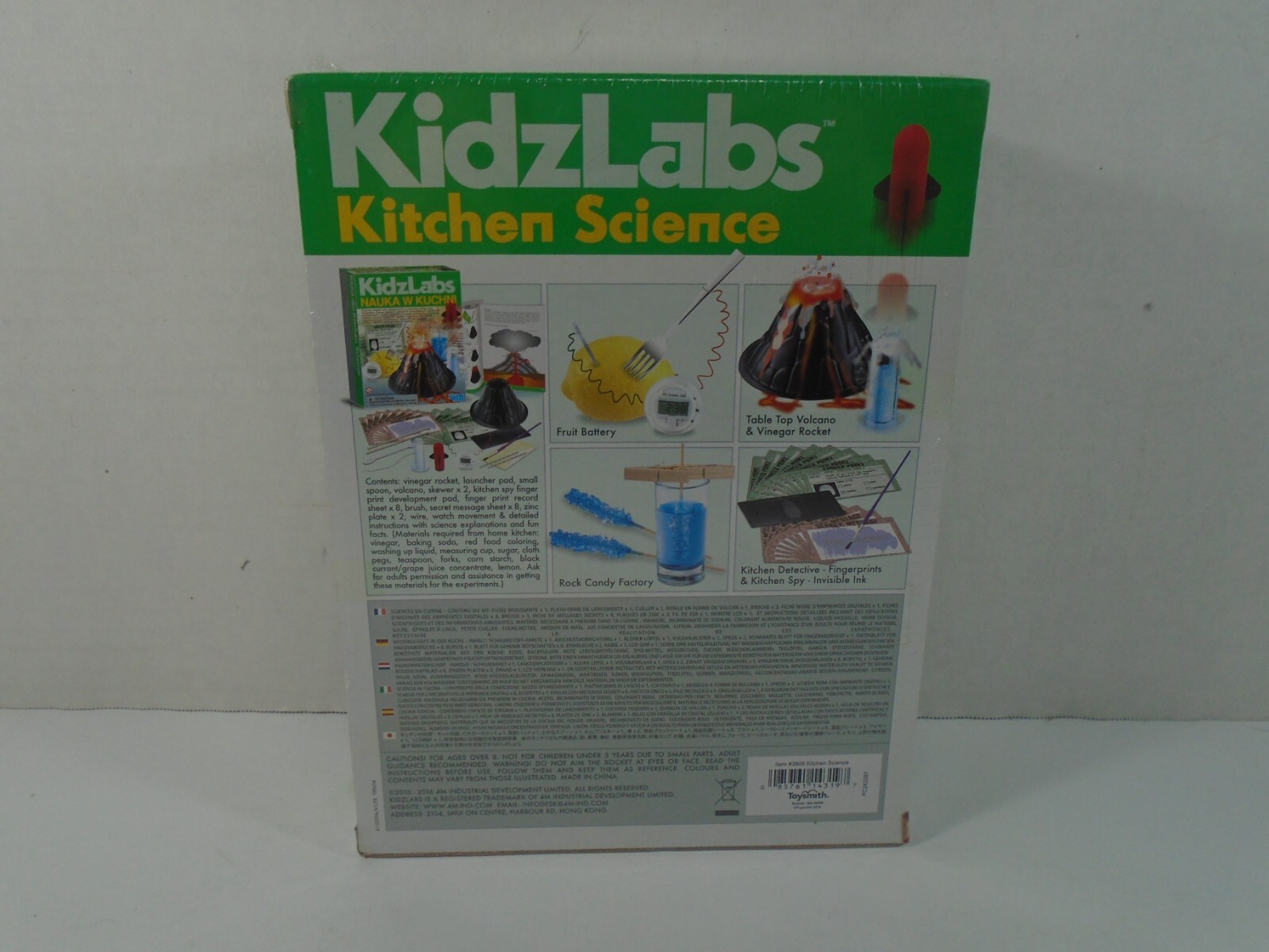 TOYSMITH--4M KIDZLABS--KITCHEN SCIENCE KIT (NEW)