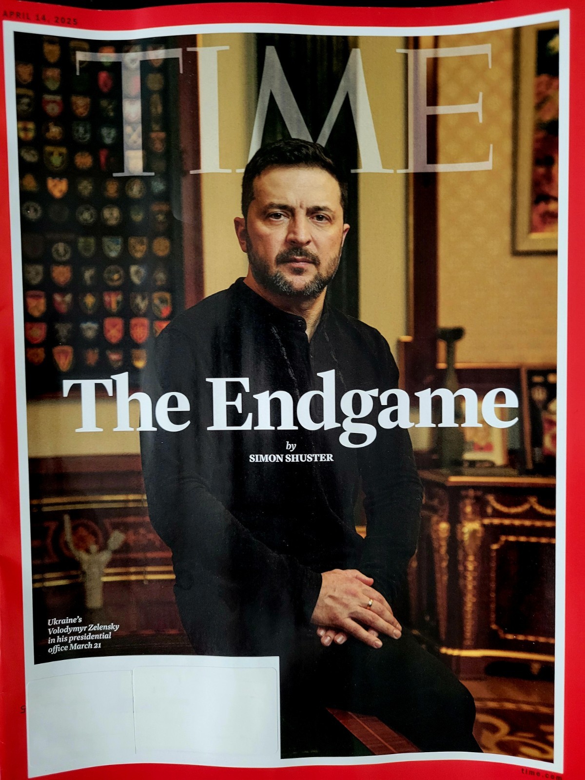 Volodomyr Zelensky - TIME Magazine April 14, 2025 The Endgame