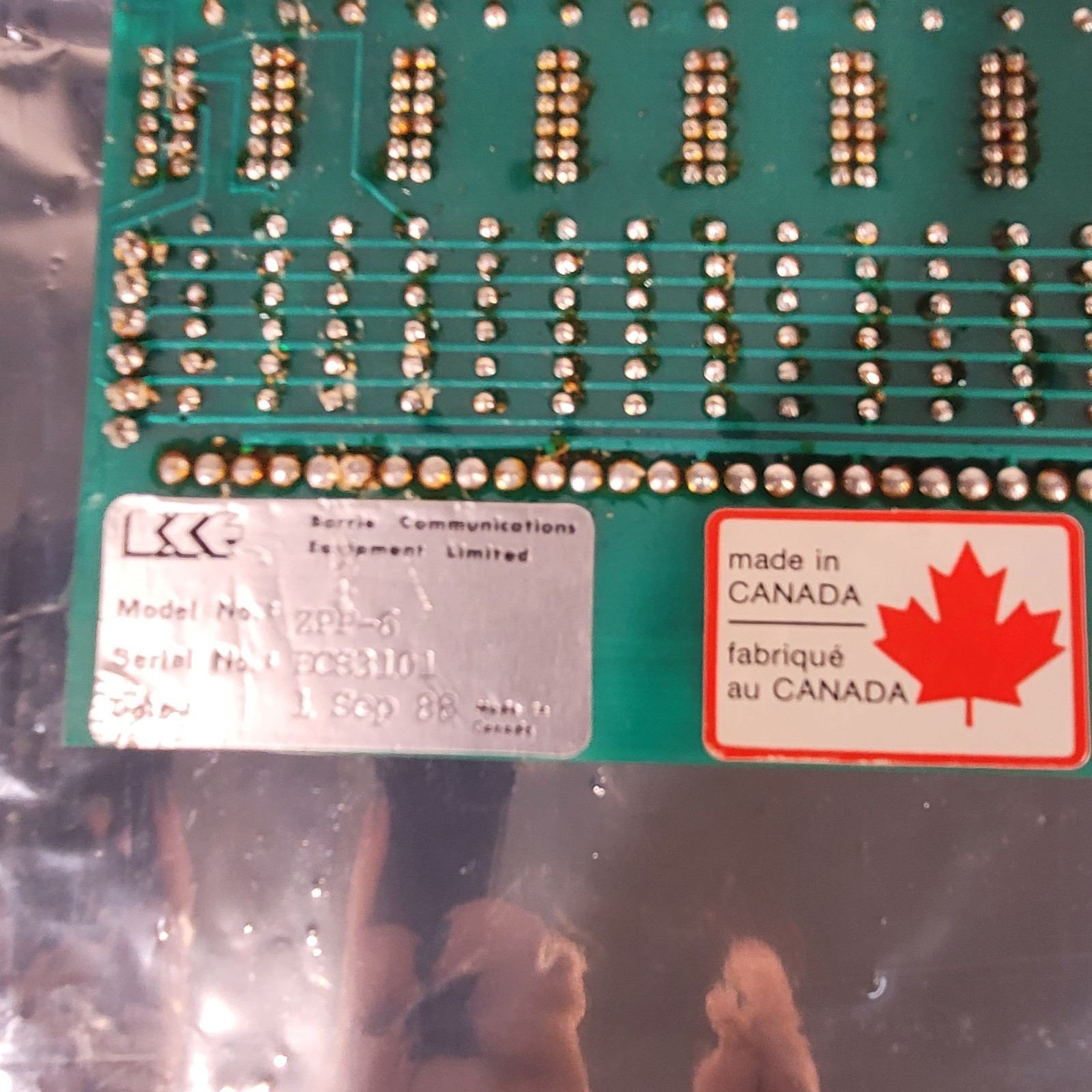 Barrie ZPP-6 Control Solenoid Circuit Board Multi-Channel PCB