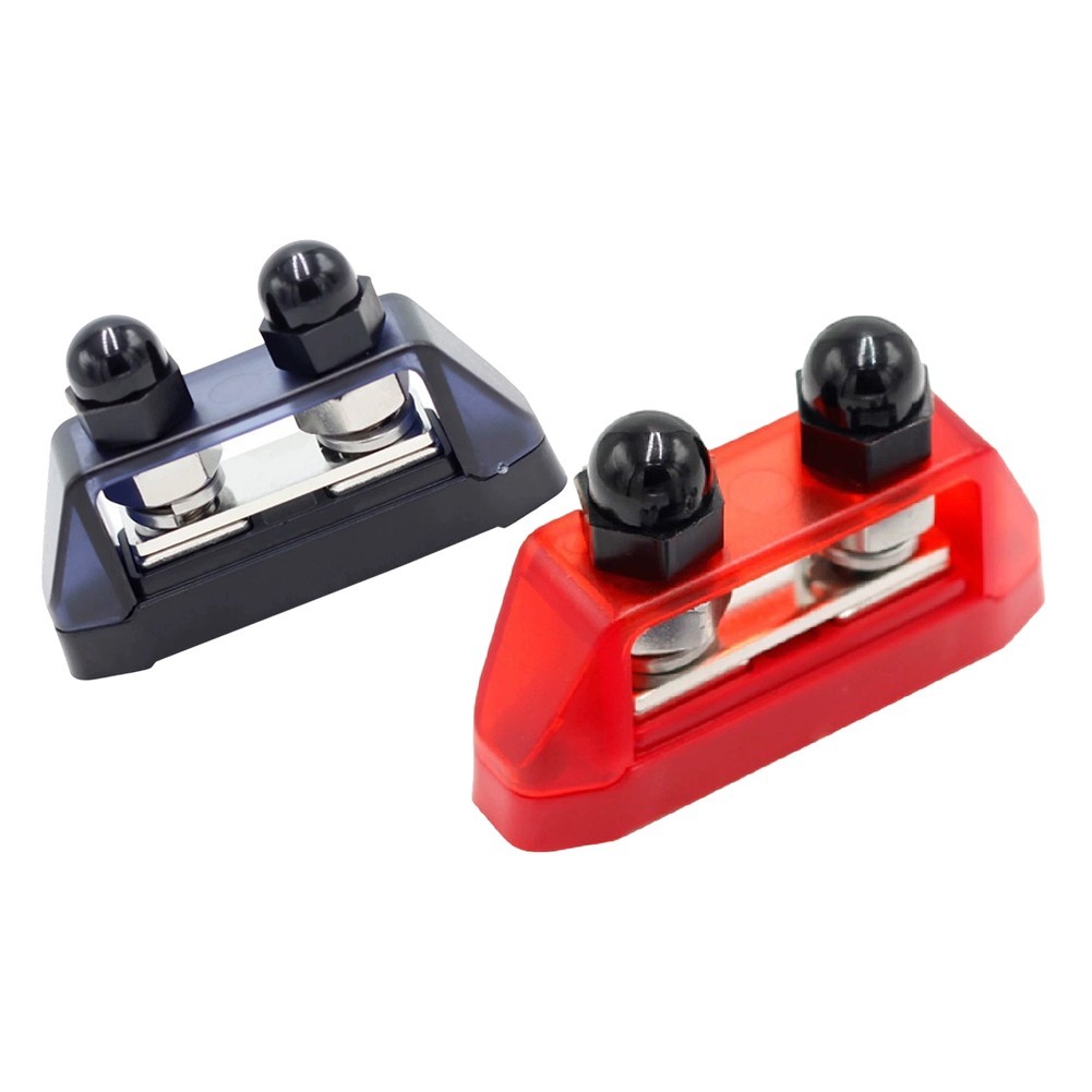 Cover Busbar M8 Terminal Block Dual-way Power Splitter Secure Protective Cover